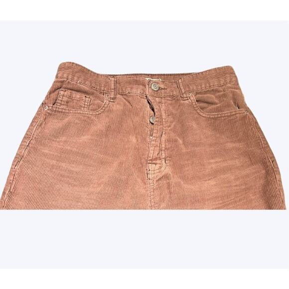 Pacsun Womens Brown Corduroy Jeans Size 27 High Rise Bootcut - Picture 3 of 3